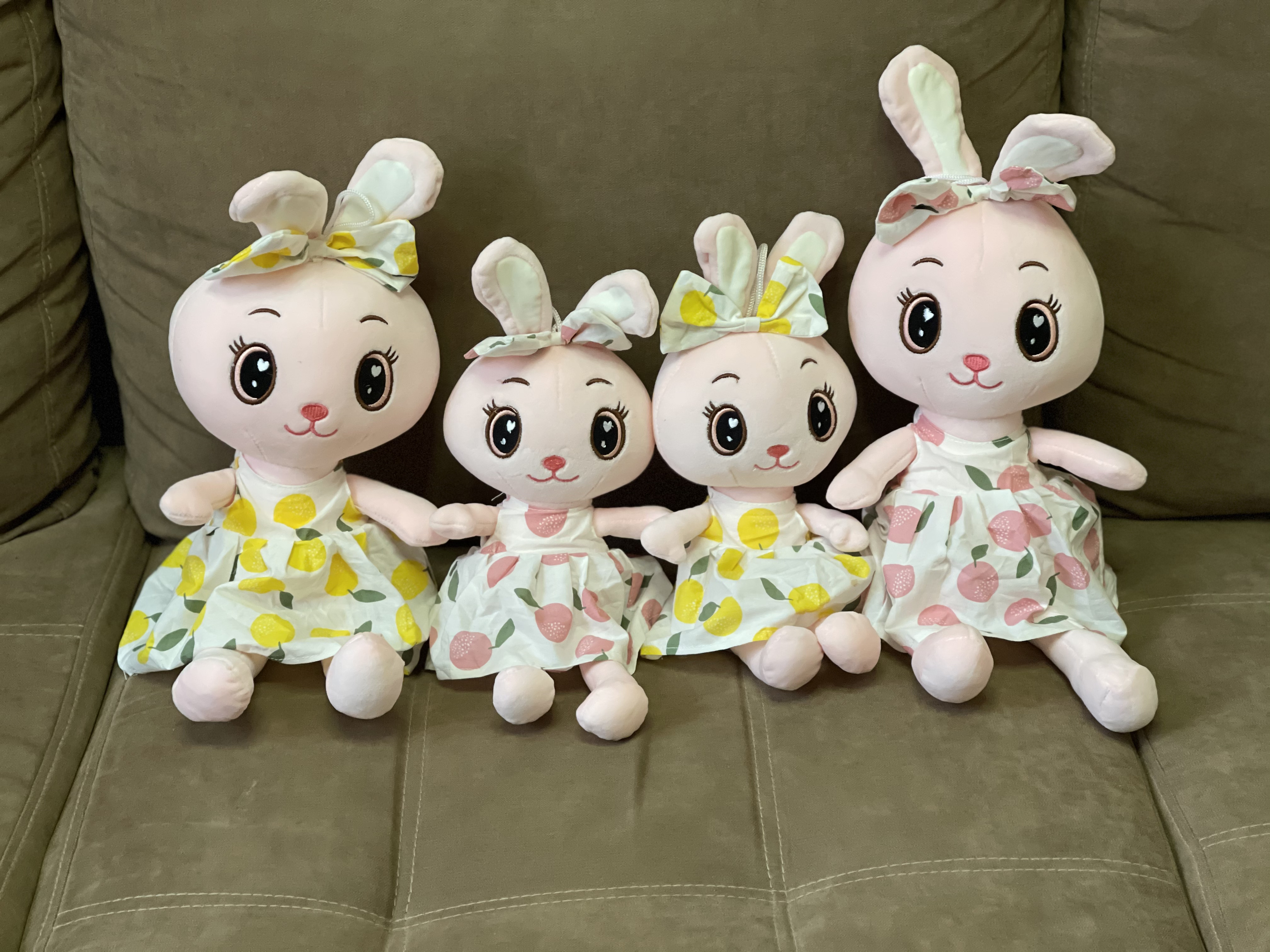 Зайка в платье лимон